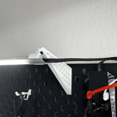 Giá đỡ đèn Worklight/Ledbar cho IKEA Skådis