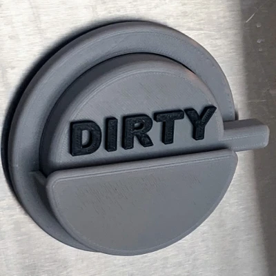 Biển Báo Máy Rửa Chén Sạch/Dơ