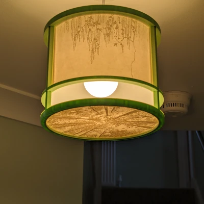 Chao Đèn Trần Lithophane - Khu Rừng