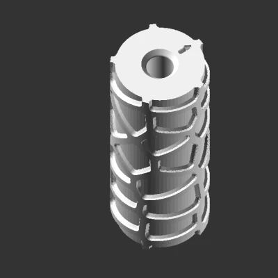 Con lăn hoa văn Voronoi liền mạch