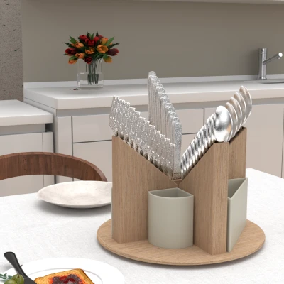 Hộp Đựng Muỗng Nĩa Để Bàn