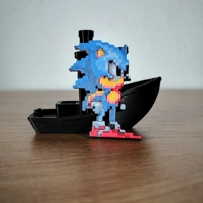 Sonic the Hedgehog (Mô hình 3D in màu)