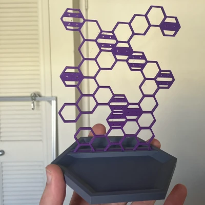 Giá Treo Bông Tai Tổ Ong - Bản Remix Cho Bông Tai Nụ