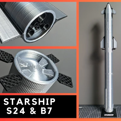 Mô hình STARSHIP S24/B7 SpaceX