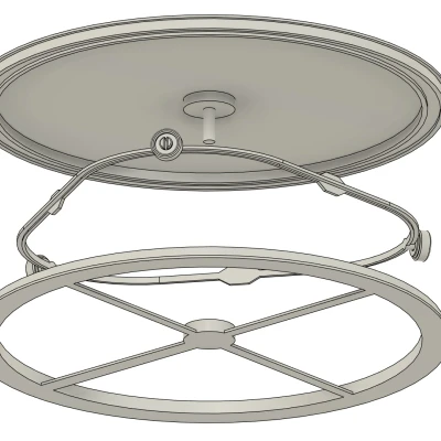 Bàn Xoay Airbrush Không Cần Vòng Bi