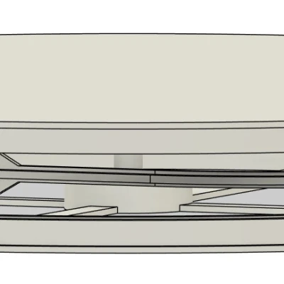 Bàn Xoay Airbrush Không Cần Vòng Bi