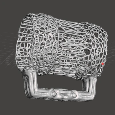 Giá đỡ lon kiểu Voronoi