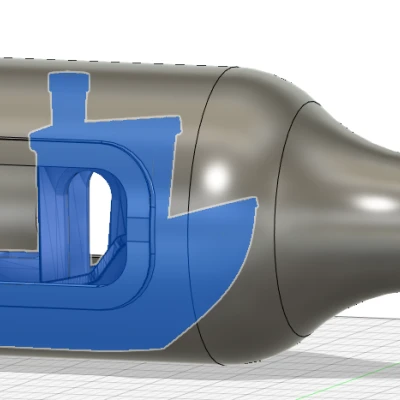 Benchy trong chai KHÔNG CẦN SUPPORT