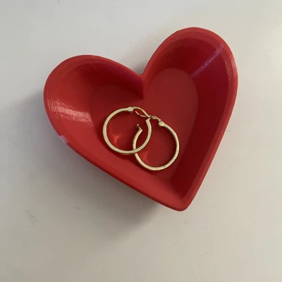 Hộp Đựng Đồ Trang Sức Hình Trái Tim