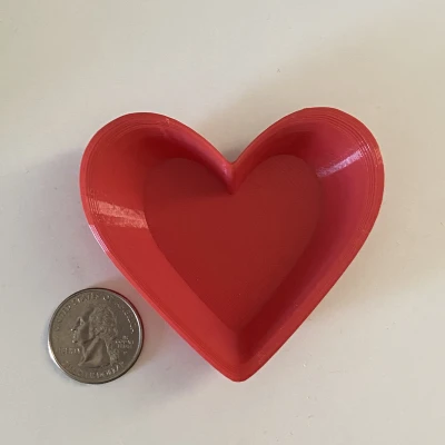 Hộp Đựng Đồ Trang Sức Hình Trái Tim