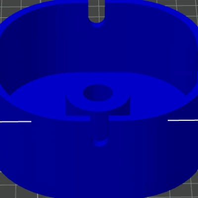 Gạt Tàn Tròn Cơ Bản Có Chỗ Dập Điếu Lớn Hơn