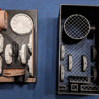 Nắp Lưu Trữ Dọc Cho Hộp Đựng Dune