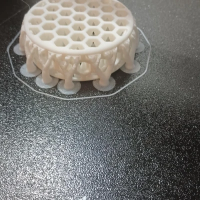 Puck Khúc Côn Cầu Lục Giác Không Khí V2 (Mạnh Hơn)