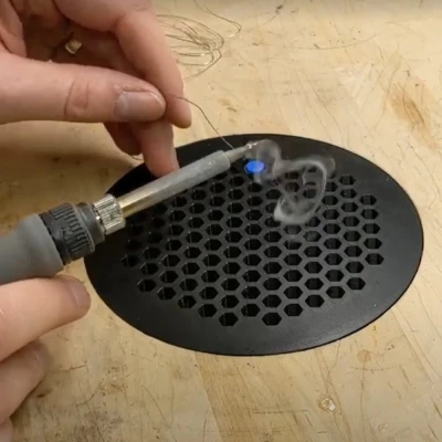 Máy hút khói hàn thổi xuống