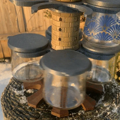 Giá Xoay Đựng Hũ Sữa Chua Oui