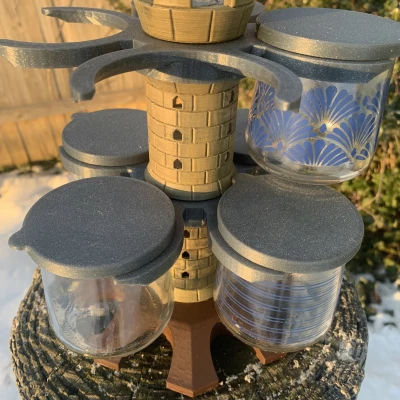 Giá Xoay Đựng Hũ Sữa Chua Oui