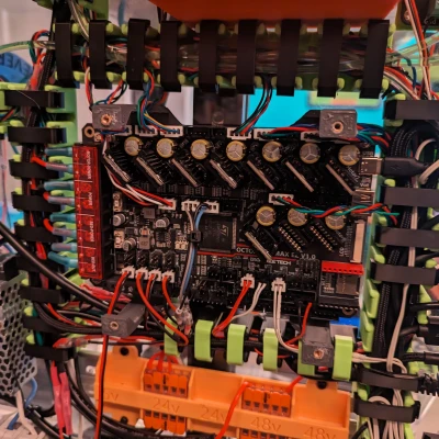 Giá đỡ ray DIN BTT Octopus Max EZ có kèm đế gắn quạt 120mm