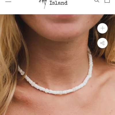 Dây chuyền "pearl and puka beachy dupe necklace" phiên bản in 3D