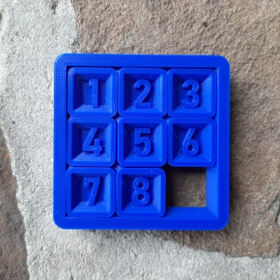 Bộ Xếp Số Trượt In Dính (Print in Place Sliding Number Puzzle)