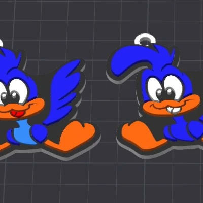 Móc Khóa / Mặt Dây Chuyền Bé Disney/Looney Tunes Dễ Thương