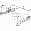 Nắp Chụp Ốc Trượt Ghế Trước BMW E30 Đời Đầu (52 10 1 913 670) - Thumbnail 3