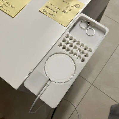 Giá đỡ sạc Qi gắn ốc cho điện thoại nhỏ