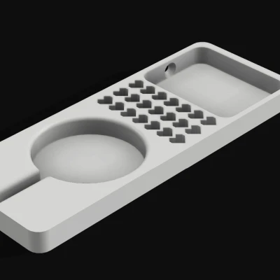 Giá đỡ sạc Qi gắn ốc cho điện thoại nhỏ