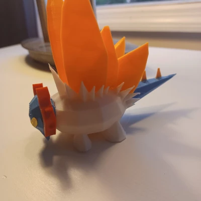 Mô Hình Pokemon Slither Wing (Cải Tiến) Low Poly
