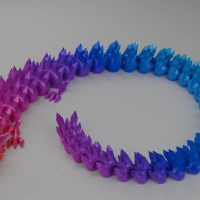 Rồng Pha Lê Khớp Nối V2 - Phiên Bản Cải Tiến