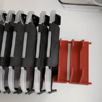 Kệ Cắm Nắp Hộp Tupperware Modul + Bộ Nối Mở Rộng (Tùy Chỉnh Theo Nhu Cầu!)