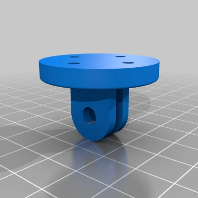 Adapter Chuyển Ngàm Garmin/Wahoo Xoay 1/4 Vòng Sang GoPro 2 Chấu