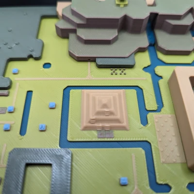 Bản đồ Zelda A Link To The Past - Thế giới Hắc ám (Dark World)