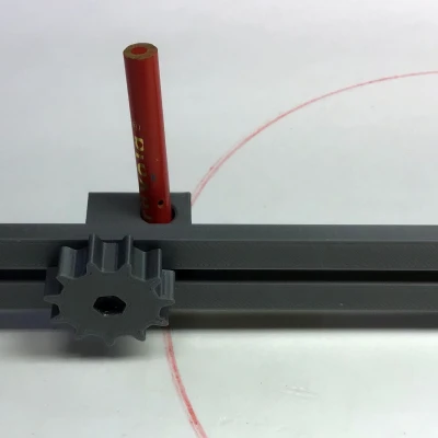 Compa Trammel V2 - Vẽ Đường Tròn Chính Xác