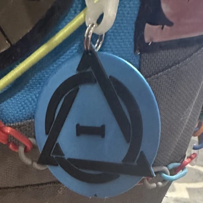 Móc Khóa Therian, Charm, In 2 Màu Không Cần AMS