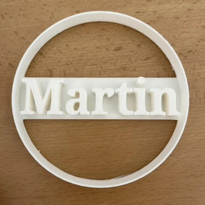 Khuôn cắt bánh quy khắc tên/chữ theo yêu cầu