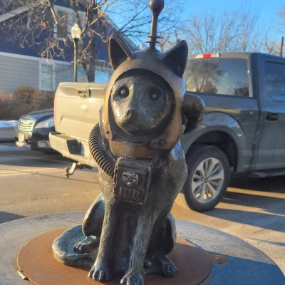 Mô hình 3D Space Cat Cosmo - Tượng Mèo Phi Hành Gia