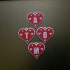 Bộ Chữ Cái Trái Tim Tình Yêu 1/2 - Móc Khóa / Charm Dây Chuyền Valentine - Thumbnail 2