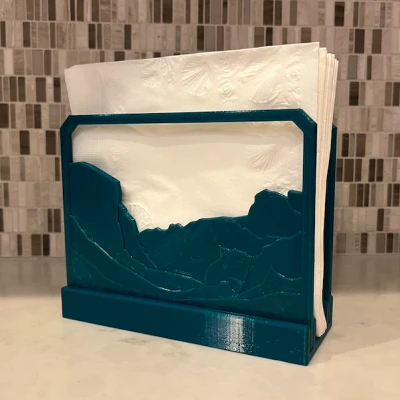 Đế Đựng Khăn Ăn, Mặt Yosemite - Có Thể Thay Đổi