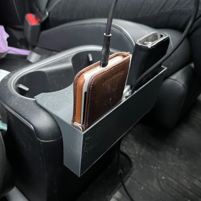 Phụ Kiện Hộp Đựng Điện Thoại Gắn Chỗ Để Ly Xe Ioniq 5