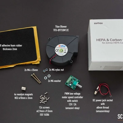 AirManagerV2 máy lọc không khí tuần hoàn cho lồng máy in 3D