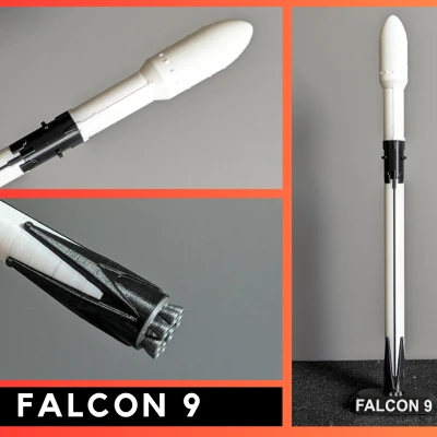 Mô hình Tên lửa FALCON 9 BLOCK 5