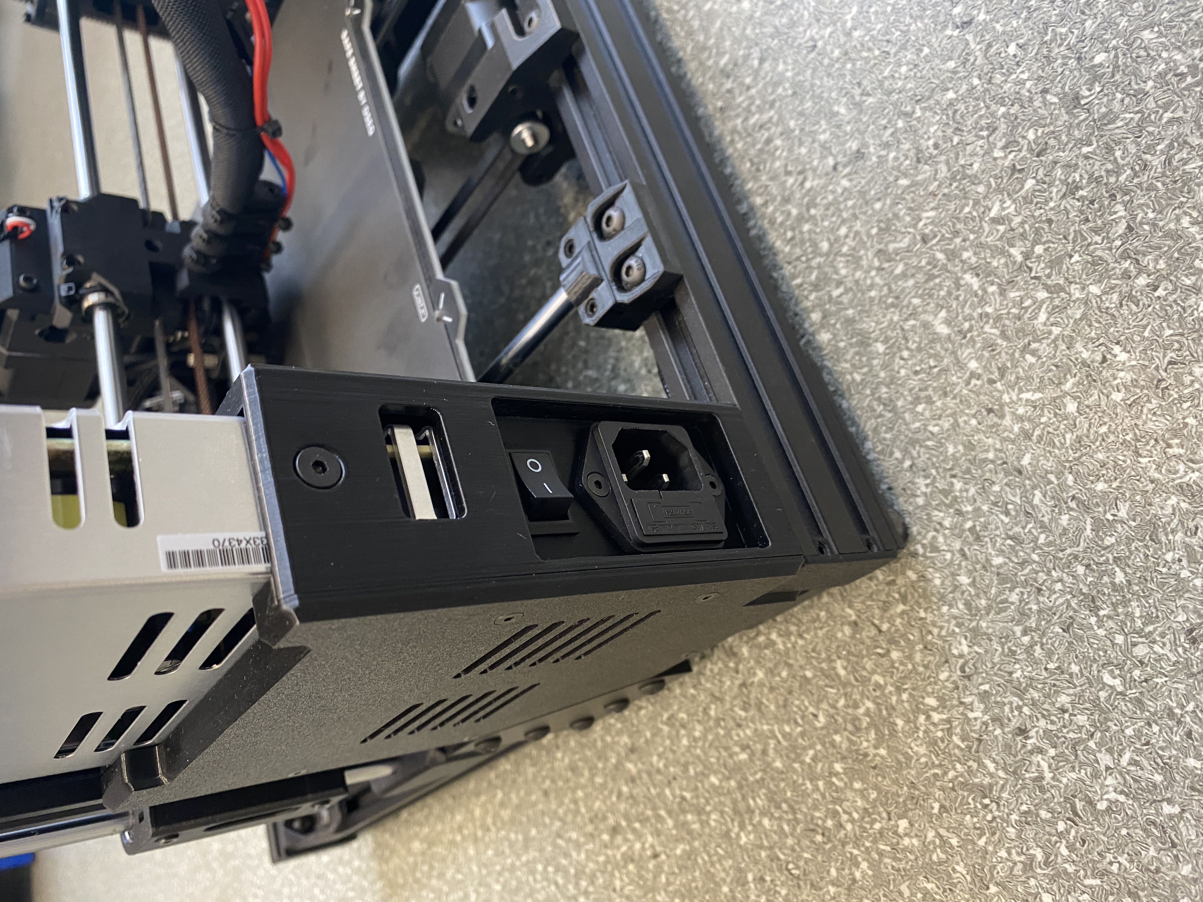 Hộp nguồn Meanwell LRS-350 cho Prusa BEAR MK2.5/MK3 kèm RS-25