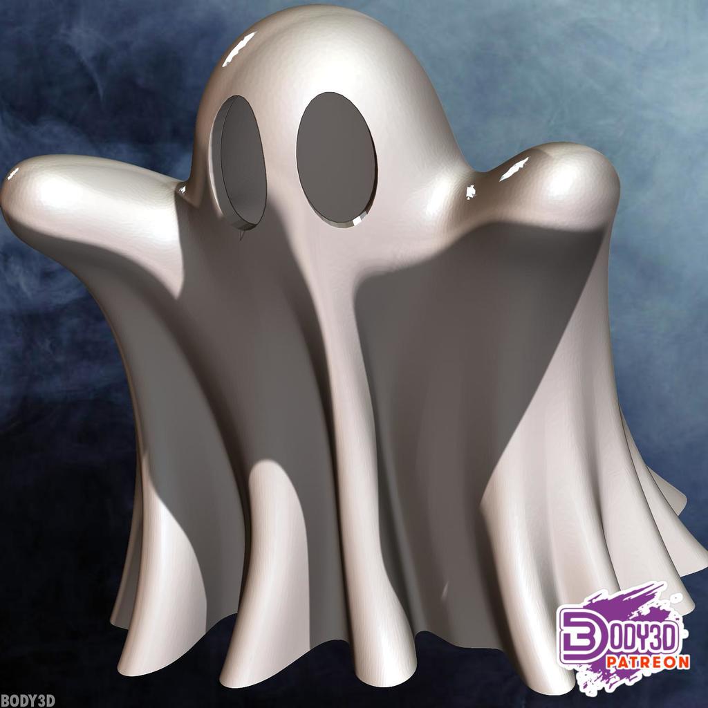 Mô Hình 3D "Ghost Booh" - Dễ Thương và Độc Đáo