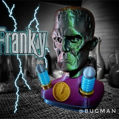 Mô hình 3D FRANKY - Đầu Quái Vật Kinh Điển