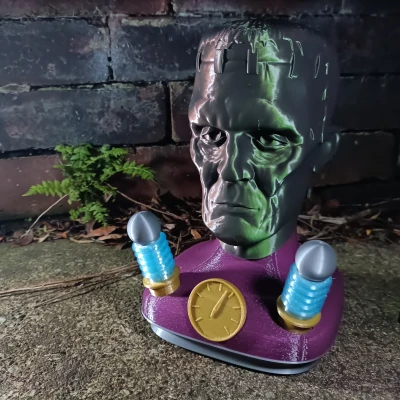 Mô hình 3D FRANKY - Đầu Quái Vật Kinh Điển