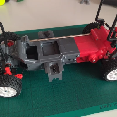 Bộ chuyển đổi động cơ giữa V1 cho Tamiya MF-01X