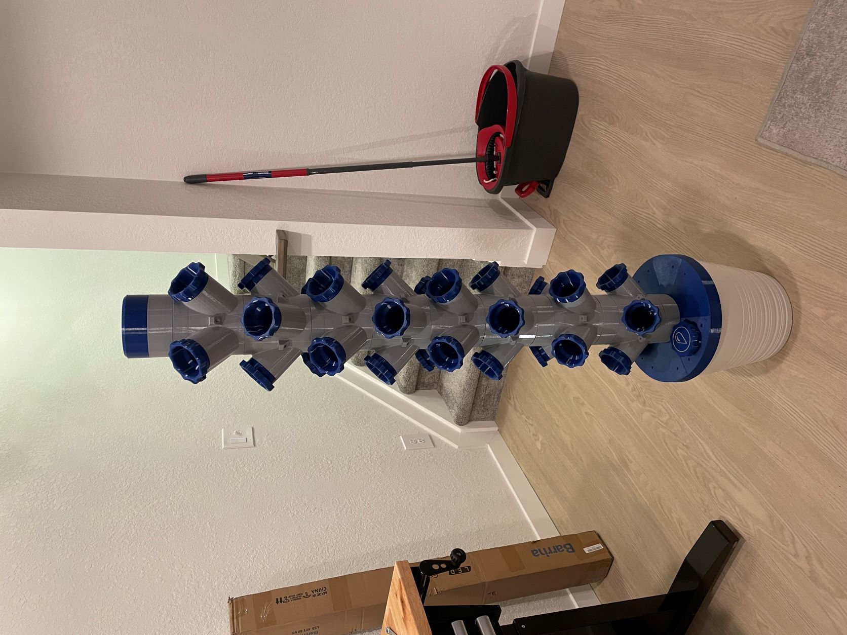 Tháp thủy canh Module tùy chỉnh có đèn trồng cây