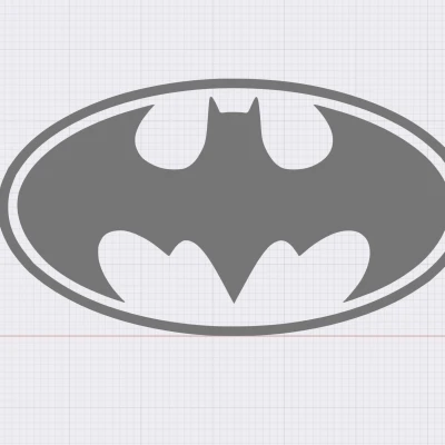 Logo Batman 3D