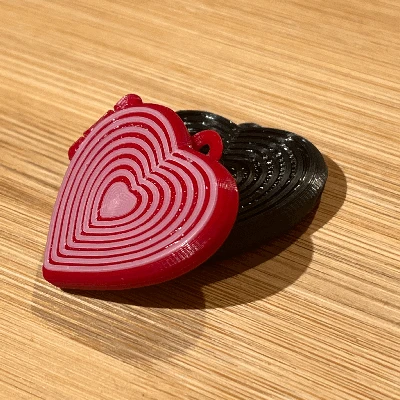 Hộp tim mở bằng trái tim (Phiên bản 2 màu/1 đầu đùn có sẵn!)