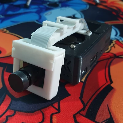 CẢI TIẾN Đế Gắn Camera Raspberry Pi - Waveshare - RPi Camera (B) - OV5647 - Quạt 40mm